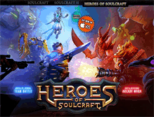 Tablet Screenshot of heroesofsoulcraft.com
